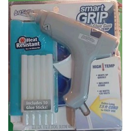 ArtSkills Glue Gun By Art Skills Smart Grip Heats Fast With 10 Glue Sticks, Silicone Mat