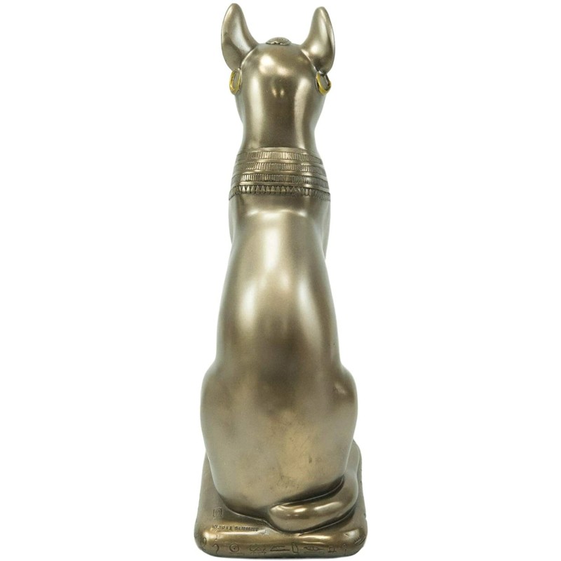 Ancient Egyptian Goddess Deity Bastet Large 11.5"H Figurine Ubasti Bast