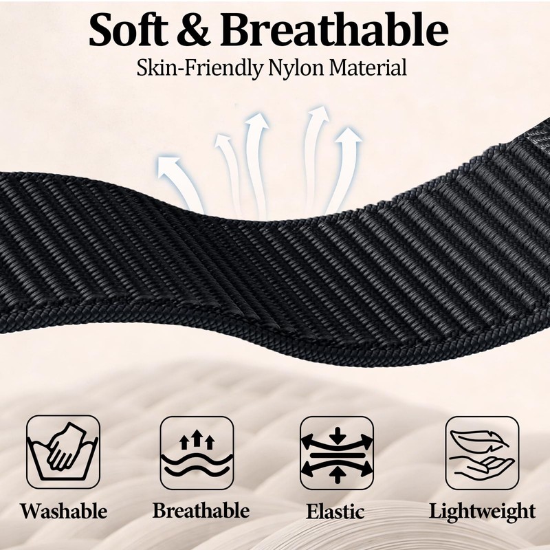 SUGARJAR Nylon Replacement Bands Compatible with COROS PACE 3/4/Pro, COROS