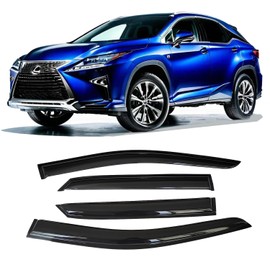 Window Visors Rain Guards for Lexus RX350 RX450H 2016-2022 Window Deflectors Vent Visor Sun Shades