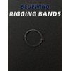 BLUEWING Tactical Rubber Bands Black 50g Bait Rigging for Fishing,