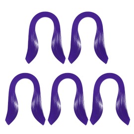 PATIKIL Quilling Strips Paper 600pcs 5mm 39cm Origami Paper Quilling Kits for Art DIY Hand Craft Christmas, Dark Purple