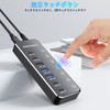 RSHTECH RSH-ST07C-4 USB Hub, 10 Gbps, 7 Ports, USB-C x