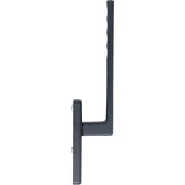 Hoppe Toulon UG Lifting Sliding Door Handle Interior Balcony Door Handle Length 253 mm Aluminium Matte Black