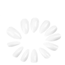 Beavorty 600pcs Natural Cover Nail Tips for Nail Art and Salon Use Easy to Shape File and Apply for Professional and Beginner