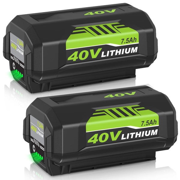 7500mAh High Capacity OP4026 Replacement Battery Compatible with Ryobi 40V