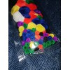 Pom Poms Arts-Craft. Multicolor. Small-Large. 2bags. 200 Total. New