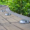 Solar Deck Lights 4 Pack LED Dock Lights for Walkway,