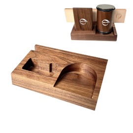 Toptzon Walnut Wooden Roller Knife Sharpener Stand Block - Solid Protective Stand Holder for Rolling Knife Sharpener (Modern Walnut)