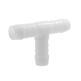 WITTKOWARE POM Plastic Hose Connector, 10 Bar, White, Moulding: T-Piece 8 mm
