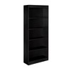 OneSpace Essentials 5-Tier Bookshelf, Black