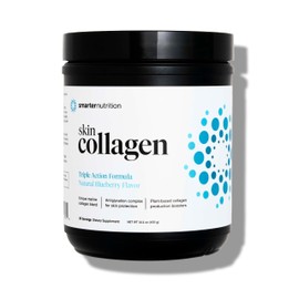 Smarter Nutrition Marine Collagen - Type 1 & 3 Peptides with Herbal Antioxidants for Skin and Hair Health - Vitamin E & C, Green Tea, Berry Powder, Quercetin - (20 Servings (Pack of 1))