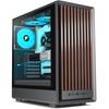 FOIFKIN M1 PC Case -Walnut Front pane Pre-Installed 4 PWM