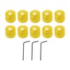 Volume Tone Dome Knobs Plastic Control Electric Guitar Bass Parts