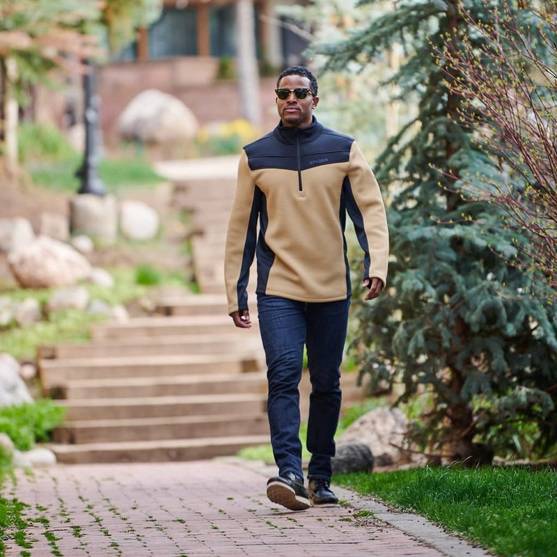 Spyder Men's Encore Half Zip Fleece Jacket