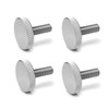 Ganter Normelemente Flat knurled screws, knurled screws (low shape), DIN