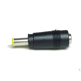 DCプラグ変換アダプタ　5.5mm/2.1mm ⇒ 5.5mm/3.3mm センターピン　極性統一プラグ#4 （5.5 / 2.1 /　3.3 / センターピン）