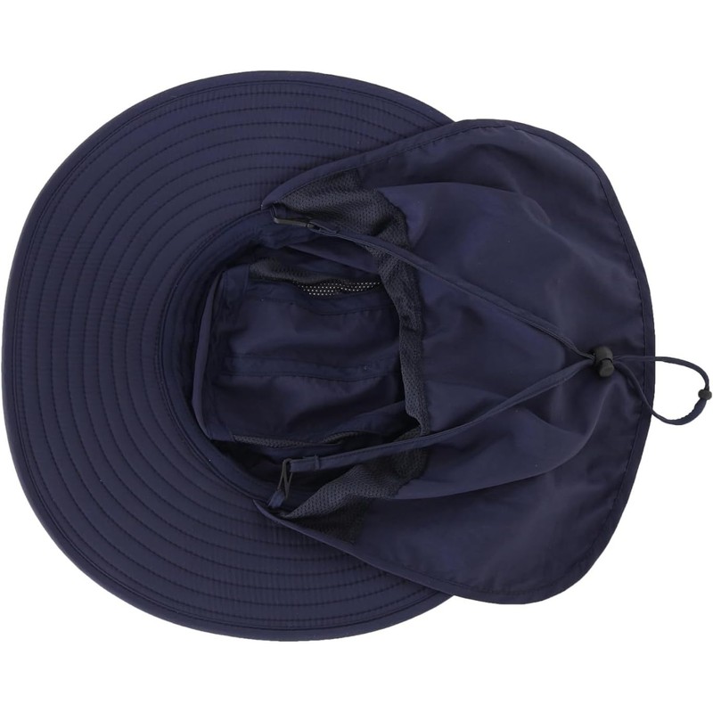 Connectile Outdoor Unisex UPF 50+ Wide Brim Safari Hat Summer