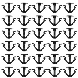 Create idea 30PCS Headlining Roof Lining Plastic Trim Clips 7M0868563 Compatible with Sharan Compatible with Touareg Compatible with Jetta Compatible with Santana