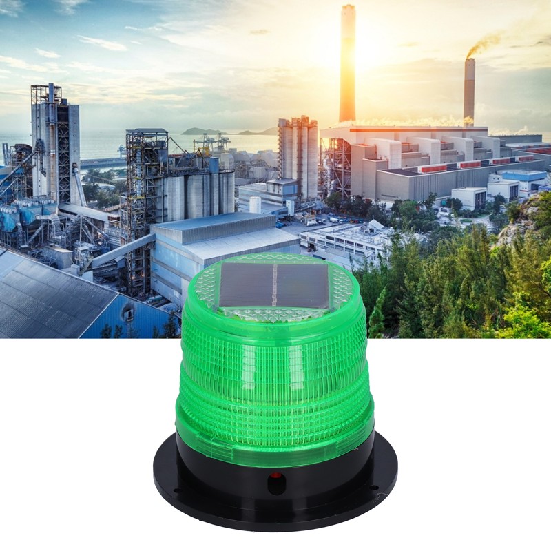LED Solar Power Warning Flashing Light Strobe Light with Magnetic