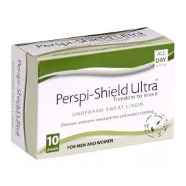 Perspi-Guard Perspi Shield Underarm Sweat Liners for All Day Protection, 10 Ct