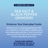 Morton Grinder Set - Sea Salt (2.5 oz) & Black