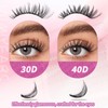 Lash Clusters Wispy 10-18mm 320pcs Volume Lash Extensions D Curvature