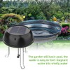 Solar Water Wiggler for Bird Bath,5V 0.5W Round Shaped Solar