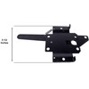 Jake Sales Black Rustic Wood Double Gate Hinges, Latch, Drop