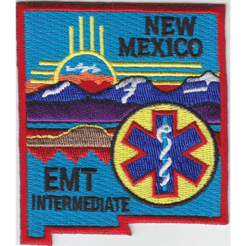 New Mexico EMT INTERMEDIATE shoulder patch EMTI emergency medical technician
