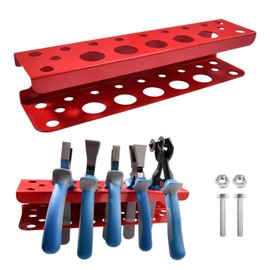 SPEEDWOX Magnetic Screwdriver Holder Heavy Duty Pliers Metal Screwdriver Organizer Rack Magnetic Tool Holder Wall Mount Garage Organizer for Plier Shears Garage Tool Cart Pegboards Workbench
