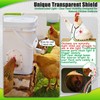 ayakol Chicken Feeder Port ProMAX,1.6×Taller Anti-Snag Opening,Clear View Cover,Real No