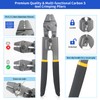 IThreeLuck 2 in 1 Wire Rope Crimping Tool Kit with