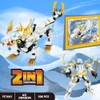 Elemental Dragon 2 in 1 Transformable Ninja Mech Warrior Building