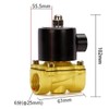 3/4 Inch 24 VAC Normally Closed Brass Solenoid Valve