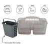 Bath Bliss 2 in 1 Portable, Bathroom Shower Caddy for