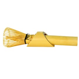 Chasen White Bamboo Chasen Stirring Stick (Shakudo Pillow Pillow) 5.7 inches (14.5 cm) Bamboo "Chasen Muddler Shiratsu" Tea Utensils, Chasen, White Bamboo Stirrer, Includes Pillow, Bamboo Matcha, Tape