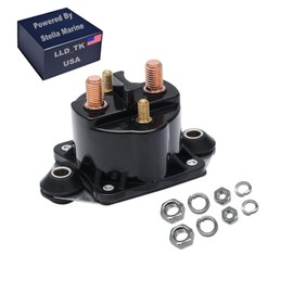 Outboard Starter Solenoid Relay for Mercury Outboard 40 50 65 75 80 90 100 105 115 125 135 150 175 200 225 250 HP (Replaces 89-817109A1, 89-817109A2 89-817109A3)