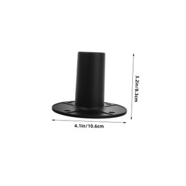 DOITOOL Loudspeaker Support Base 2pcs Speaker Bracket Indoor Stage Loudspeaker Accessory DIY Speaker Kit Metal Stand for Live Performances