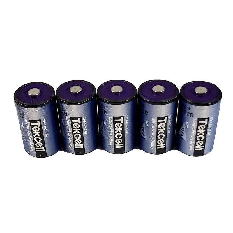 5 Tekcell SB-AA02 14250 1/2 AA 3.6 Volt Lithium Batteries