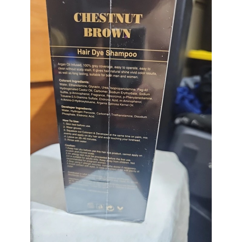 Eternal Spirit Beauty hair dye shampoo chestnut brown