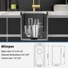 10 inch Bar Sink Undermount, 10x18 inch Small Bar Sink