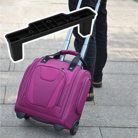 BQLZR Luggage Bottom Stand 9.45inch Suitcase Feet Pad, Sturdy Plastic Luggage Bracket Feet Into Standing Roller Bag,Baggage Stud Foot with Mounting Parts