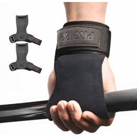 PROIRON Wrist Straps, Wrist Wraps, Strength Training, Wristbands, Power Grips, Deadlifts, Gloves, Lifting Straps, Strength Training, Wrist Grips, (L)