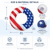 Patriotic Inflatable Swim Ring for Pool & Beach – 36-Inch