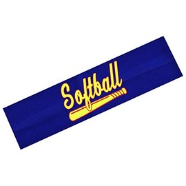 Funny Girl Designs Softball Headbands From (1 Headband, Royal Blue Headband)