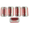 HECASA 4 Door Handle Covers + Tailgate Handle Cover Compatible