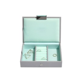 Stackers Dove Grey & Mint Mini Jewellery Box Lid