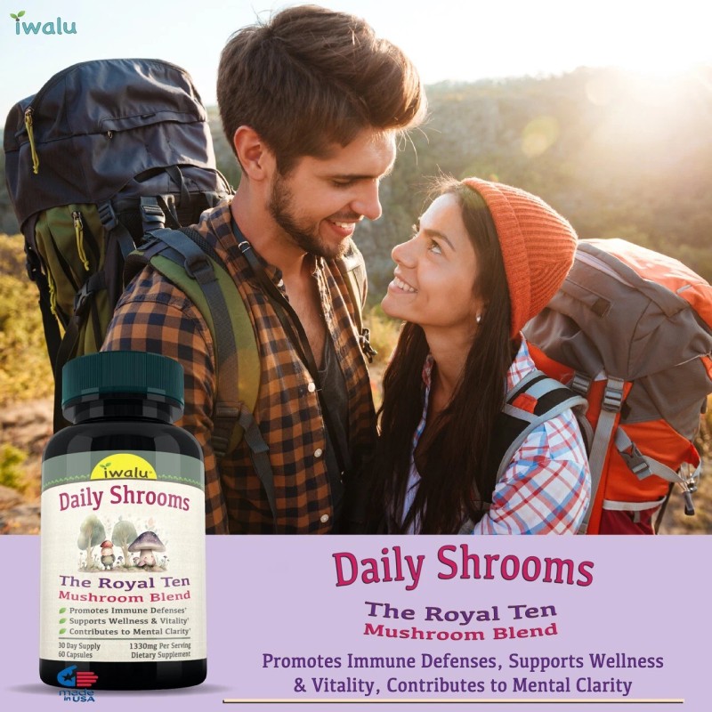 Suplemento Salud Intestinal Mujeres Complejo Hongos Melena León Control Cortisol