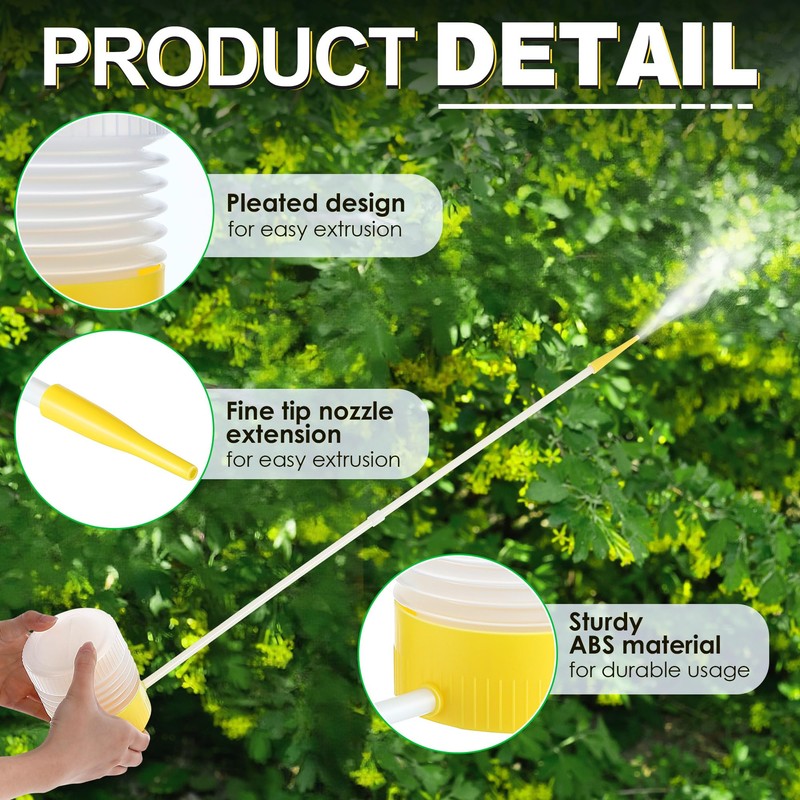 Diatomaceous Earth Powder Duster with 12" to 36" Adjustable Extension
